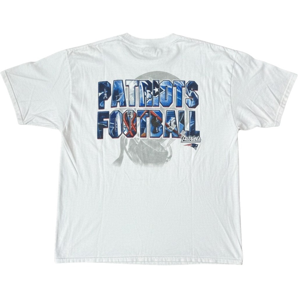 NFL Team Apparel New England Patriots Tee Shirt Mens Med Vintage Y2K